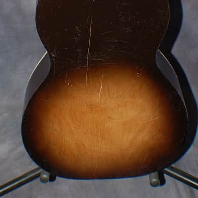 1955 Roy Rogers Cowboy Guitar 1/2 size Neck Reset Pro Setup Original Soft Shell Cowboy Case image 9