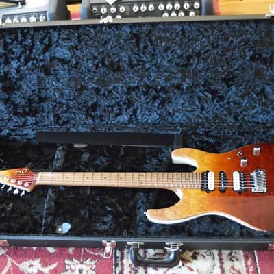 Suhr Modern Desert Gradient custom stunning finish 5A Roasted Birdseye Neck stainless frets image 9