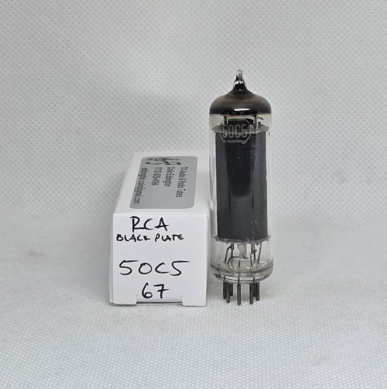 RCA 50C5 Black Plate Strong Single NOS HL92 image 1