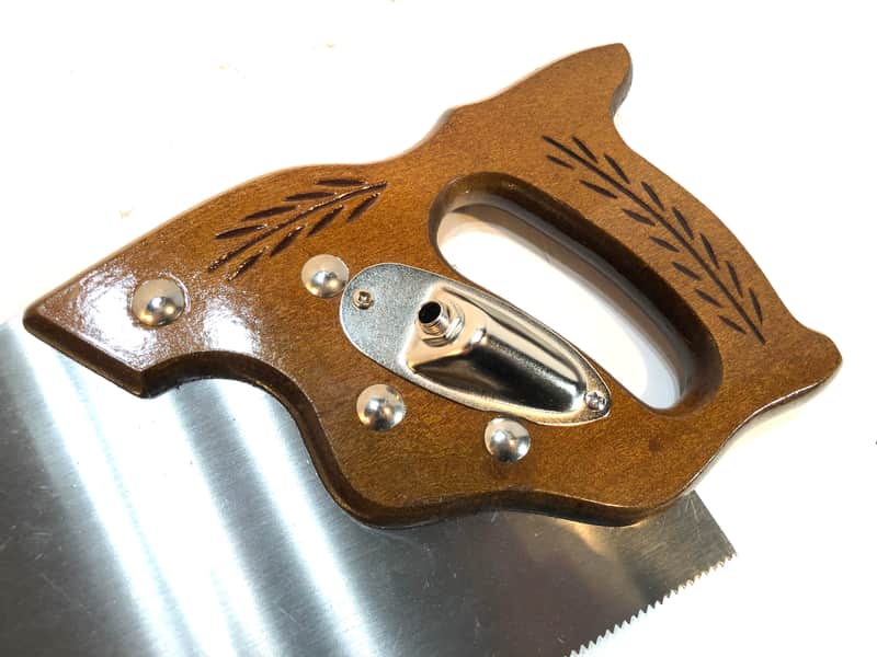 Electric musical saw tenor singing saw with case bow and instructions The Electric Mayhem.  2021 Wood image 1