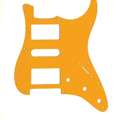 Carmedon Electronics Stratocaster Pickguard HSH 2021 Orange image 1