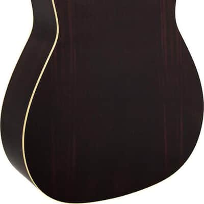 Yamaha FGX830C Dreadnought Acoustic-Electric Guitar, Solid Spruce Top, Black image 3