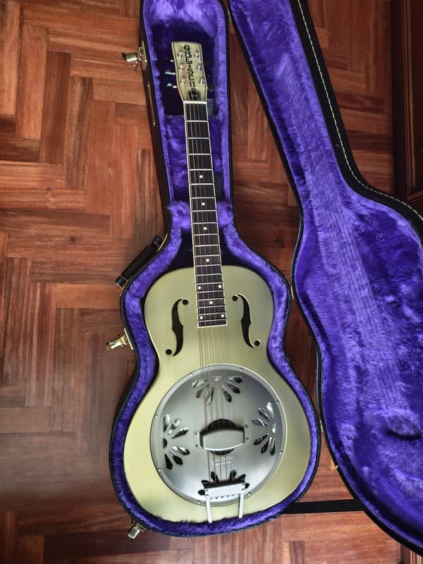 Gretsch G9202 Limited Edition Honey Dipper Round-Neck Special Resonator 2010s - Bell Bronze image 1
