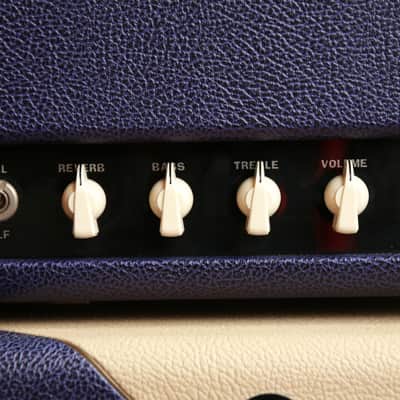 2006 Divided by 13 FTR-37 Head w/ Matching 2x12 Speaker Cabinet & Switchazel A/B Pedal (Purple/Egg) image 5