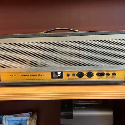 Marshall JMP 1959 MK II Super Lead 2-Channel 100-Watt Guitar Amp Head 1975 - 1981 - Black image 4