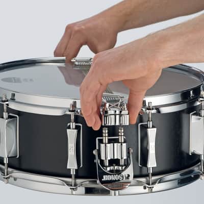 Sonor Gavin Harrison Signature 12 In.x 5 In.Birch Snare Drum - Semi-Gloss Black (SSD-1205-GH) image 3