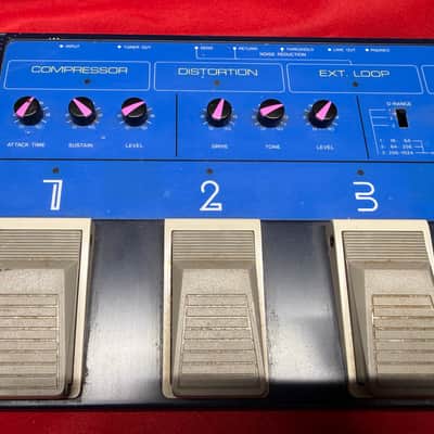 Ibanez PUE5 Guitar Multi-Effect 1980s - Blue image 2