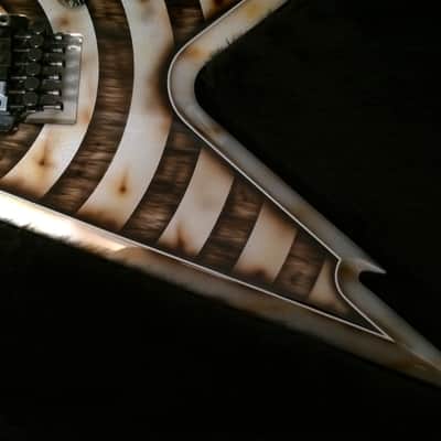 Dean Razorback 2006 Rust Bullseye Guitar Zakk Wylde Dimebag Darrell Dime Washburn Gibson ESP Rare image 5