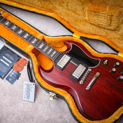GIBSON USA Custom Shop '61 Les Paul SG Standard Reissue "Hertiage Cherry + Rosewood" (2025) image 1