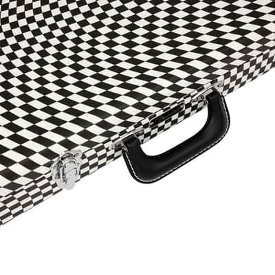 Fender CLASSIC SERIES STRAT/TELE CASE, WAVY CHECKERBOARD 2024 - WAVY CHECKERBOARD image 4