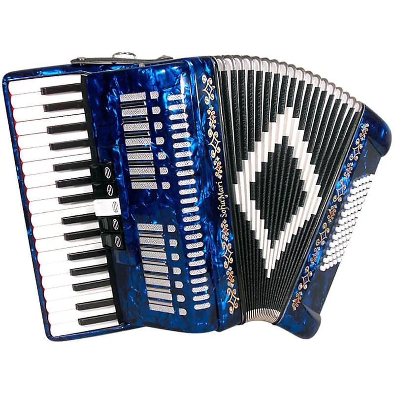 Sofiamari SM3472 34 Piano 72 Bass Button Accordion image 1