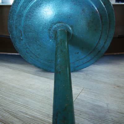 Vintage RARE 1920's cast iron deco model microphone floor stand Atlas Shure Electro Voice RCA # 2 image 9