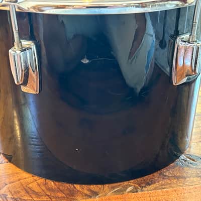 Vintage 1980s Tama Imperialstar 9 x 13 Drum Concert Tom OG Jet Black Wrap image 9
