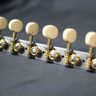 Vintage Waverly 6 On-a-Plate Tuners 1960's Nickel NOS! UNUSED! image 7