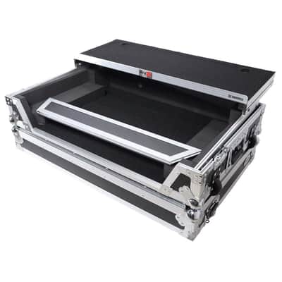 ProX XS-DDJFLX10WLTBL Silver Case for DDJ-FLX10 or DDJ-GRV6 Controller w Shelf and Wheels image 2