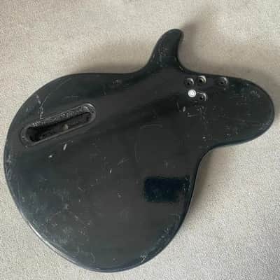 Black Basswood Guitar Single Cut Body image 2