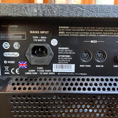 Marshall JVM205C 2-Channel 50-Watt 2x12" Guitar Combo 2008 - Present - Black image 7