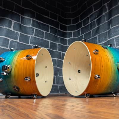 Mapex Armory Studioease Fast Tom 5-piece Shell Pack - Ocean Sunset image 13