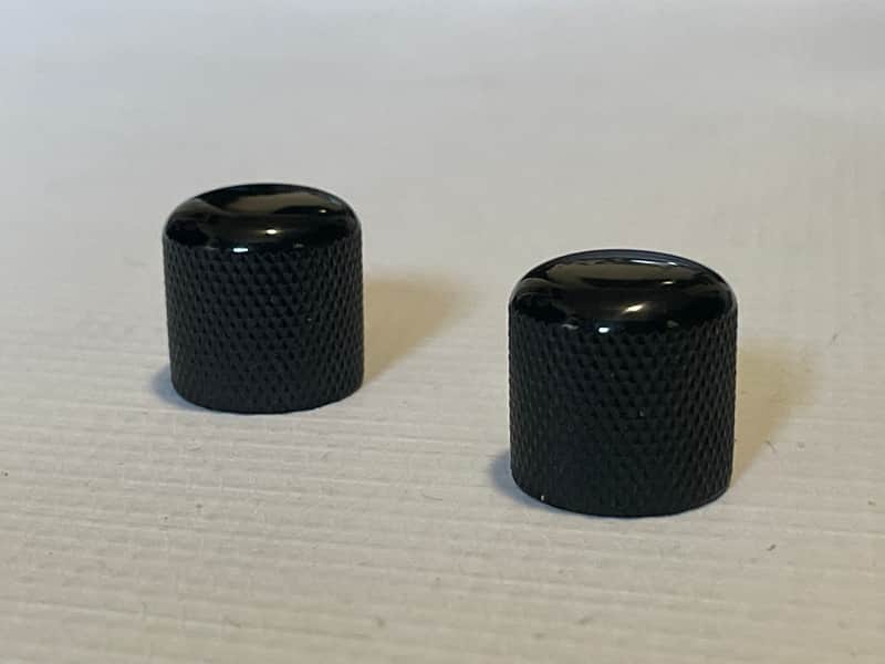 1990's Korean Ibanez RG270 RG Series Guitar Black Dome Metal Knob Set Push On image 1