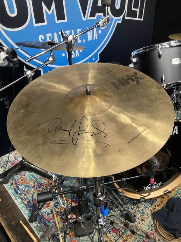 David Garibaldi's Tower of Power, Sabian 17" HHXtreme Crash Cymbal 1102g, SIGNED image 1