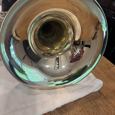 C.G. Conn 8D CONNstellation Professional Model Double French Horn with Fixed Bell 2000’s - Nickel-Silver image 2