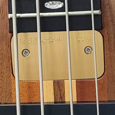 Alembic Stanley Clark Brown Bass 2002 Walnut Oil finish image 3