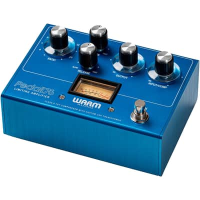 Warm Audio WA-76PB Pedal76 All-Analog Transformer-Balanced FET Compressor Limited Edition - Blue image 2
