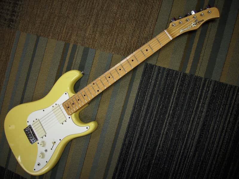 Hondo All Star H-702 early 80's Buttercream image 1