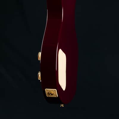 Huss & Dalton Meridian DC Custom Lipstick Red Flamed Maple and Mahogany Double Cutaway NEW image 24