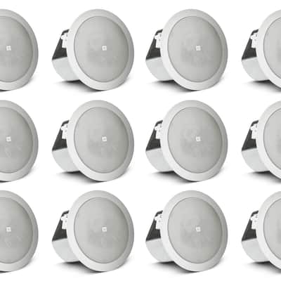 (12) JBL CONTROL 12C/T 3" 15w 70v In-Ceiling Speakers For Restaurant/Bar/Cafe image 1
