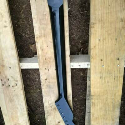 MODERN BLACK T GUITAR NECK REPLACEMENT DIY FITS OEM image 5