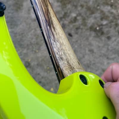 Kiesel Kiesel Kyber Left handed Black Limba. Royal ebony acid green lh lefty 2026 image 9