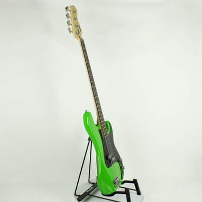 Squier Sonic Precision Bass Limited Edition Lime Green (USED) image 2