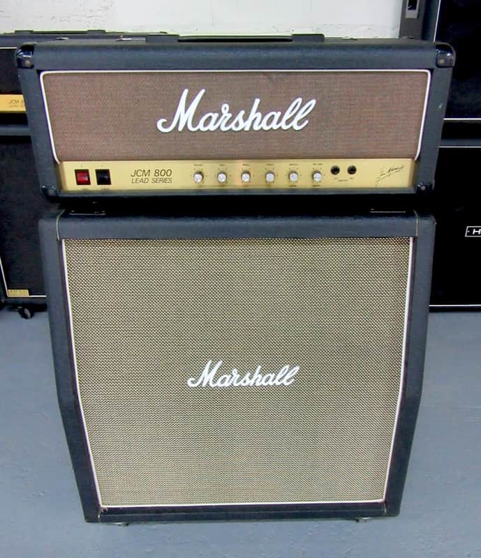 Marshall JCM 800 Lead Series Model 2203 100-Watt Master Volume Half Stack image 1