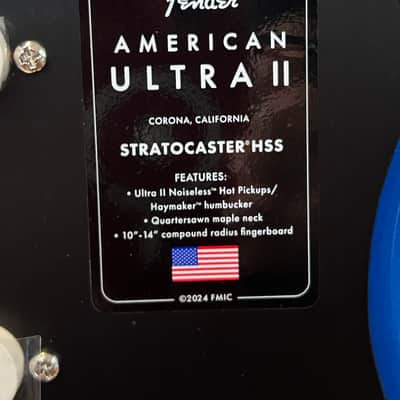 Fender Ultra II Stratocaster HSS 2024 Noble Blue #US240032783 / 8lbs. 0.03oz. image 11