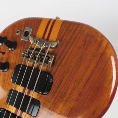 1977 Alembic Series I SSB Short Scale Bass - Figured Koa - Power Supply Included Stanley Clarke image 19