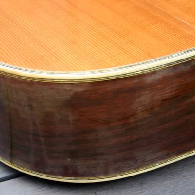 1975 Yairi YW-600 Dreadnought Guitar New Jacaranda Natural+Vintage Hard Case Bargain! image 17