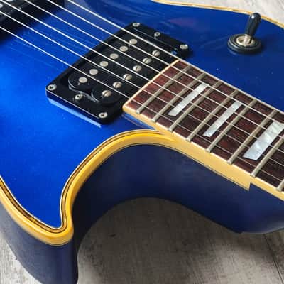 1997 Greco Japan LG-70 Eclipse Style Les Paul (Blue) image 7