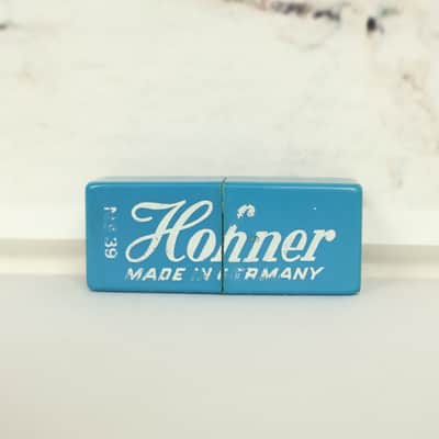 Vintage Hohner No. 39 Little Lady Mini Harmonica w/ Original Case New Old Stock image 5