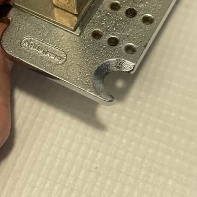 1980's Era Kramer Guitars German Made Original Floyd Rose Chrome Tremolo Bridge Base Plate Frame image 6