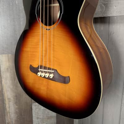 Fender FA-450CE Bass, Laurel Fingerboard, 3-Color Sunburst Acoustic Bass Guitar 0971443032 image 3