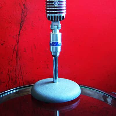 Vintage 1950's era Atlas Sound DS-5 cast iron microphone desk stand DS-7 DS-10 # 2 image 5