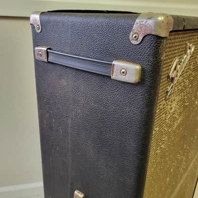Fender Bandmaster Cabinet 2x12 Original Utah speakers  1967 - Black image 3