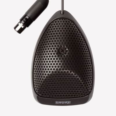 Shure MX391/O Microflex Omnidirectional Boundary Mic w/ 12' 3-Pin XLR Cable