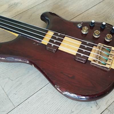 Ibanez Musician MC-940DS Fretless Sting 1980 Wood image 10