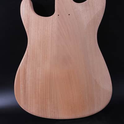 Guitar Body Mahogany Wood SSH Pickup Hard Tail Bolt on Heel ST Style image 2