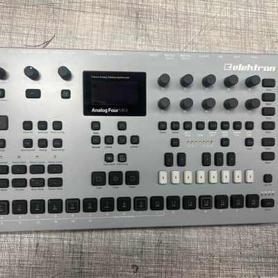 Elektron Analog Four MKII 4-Voice Tabletop Analog Synthesizer 2017 - Present - Grey image 3
