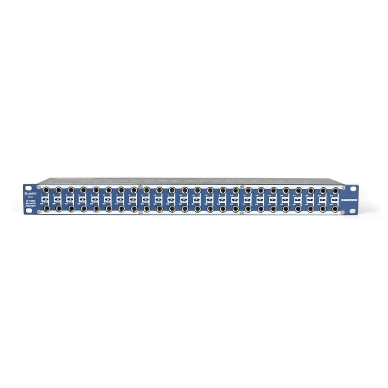 Samson S-Patch Plus S Class 48-Point Balanced Patchbay image 1