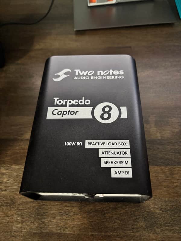 Two Notes Torpedo Captor Loadbox/Attenuator/DI - 8 Ohm