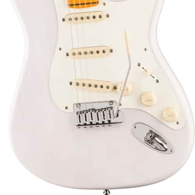 Fender American Ultra Luxe Vintage '50s Stratocaster Electric Guitar. Maple Fingerboard, White Blonde TGF33 image 2